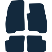 Image of the mat template for Fiat Grande Punto (2006 - Present) Car Mats