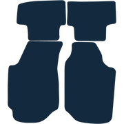 Image of the mat template for Ford Escort Mk6 & 7 (1994 - 2002) Car Mats