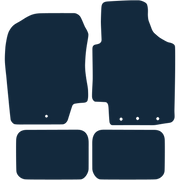 Image of the mat template for Hyundai i20 (2009 - 2015) Car Mats