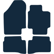 Image of the mat template for Hyundai Accent (2007 - 2009) Car Mats