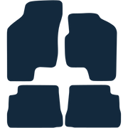 Image of the mat template for Hyundai Getz (2002 - 2011) Car Mats