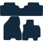 Image of the mat template for Hyundai TUCSON 3 Piece Set (2004 - 2015) Car Mats
