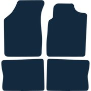 Image of the mat template for Renault Clio Campus (1998 - 2005) Car Mats