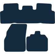 Image of the mat template for Renault Scenic Grand Scenic (2003 - 2009) Car Mats