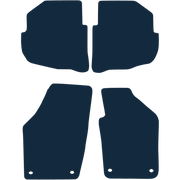 Image of the mat template for Volkswagen Polo (2004 - 2009) Car Mats