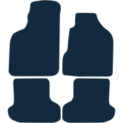 Image of the mat template for Volkswagen Polo (1999 - 2002) Car Mats
