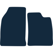 Image of the mat template for Ford Fiesta Van (2002 - 2008) Van Mats