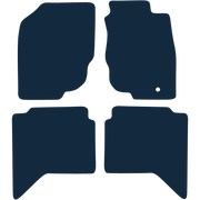 Image of the mat template for Toyota Hilux Double Cab 4WD (2005 - 2011) Car Mats
