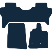 Image of the mat template for Mitsubishi Shogun Long Wheelbase (2007 - 2019) Car Mats
