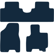 Image of the mat template for Kia Sportage 3 Piece Set (2009 - 2010) Car Mats