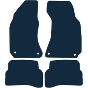Image of the mat template for Volkswagen Passat Oval Clips (2000 - 2005) Car Mats