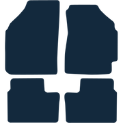 Image of the mat template for Daewoo Matiz (1998 - 2005) Car Mats