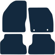 Image of the mat template for Ford Focus ST (2005 - 2010) Car Mats