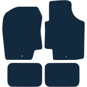 Image of the mat template for Hyundai i20 1 Clip (2008 - 2014) Car Mats