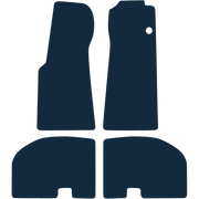 Image of the mat template for Jaguar XJS (1991 - 1996) Car Mats