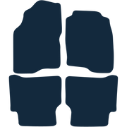 Image of the mat template for Mitsubishi Galant (1997 - 2003) Car Mats