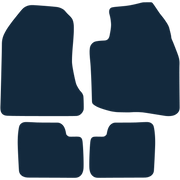 Image of the mat template for Mitsubishi I (2007 - 2012) Car Mats