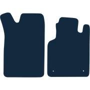 Image of the mat template for Nissan Kubistar (1998 - 2009) Van Mats