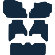 Image of the mat template for Nissan Pathfinder (2005 - 2010) Car Mats