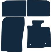 Image of the mat template for MINI Countryman R60 (2010 - 2016) Car Mats