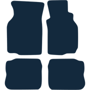 Image of the mat template for Mitsubishi Lancer Evo 4 - 6 (1996 - 2002) Car Mats