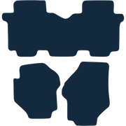 Image of the mat template for Hyundai Trajet 3 Piece Set (2000 - 2006) Car Mats