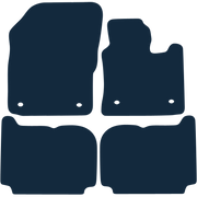 Image of the mat template for Volkswagen Touran (4 Piece Set) (2003 - 2005) Car Mats