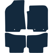 Image of the mat template for Kia Rio (2011 - 2017) Car Mats