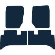 Image of the mat template for Land Rover Range Rover (1996 - 2002) Car Mats