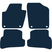Image of the mat template for Volkswagen Polo Left-Hand Drive (2011 - 2018) Car Mats