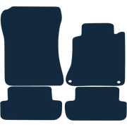 Image of the mat template for Mercedes-Benz CLK (With Driver Side Fixings) (2003 - 2009) Car Mats