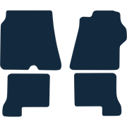 Image of the mat template for Ferrari California (2008 - 2014) Car Mats