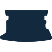 Image of the mat template for Toyota Auris With Cut Outs (2007 - 2013) Boot Mat