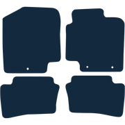 Image of the mat template for Hyundai i20 2 Clips (2008 - 2014) Car Mats