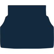 Image of the mat template for Ford Capri Mk3 (1978 - 1986) Boot Mat