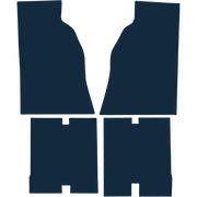 Image of the mat template for Jaguar E-Type (1961 - 1974) Car Mats