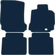 Image of the mat template for Maserati Quattroporte (2004 - 2012) Car Mats