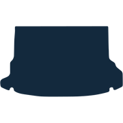 Image of the mat template for Hyundai TUCSON (2004 - 2015) Boot Mat