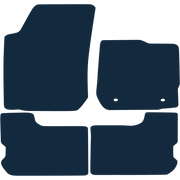 Image of the mat template for Dacia Logan (2013 - Present) Car Mats