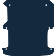 Image of the mat template for Toyota HiAce Van Rear Section (1983 - 2012) Van Mats