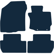 Image of the mat template for Mitsubishi Outlander Mk3 Manual (5 Seat) (2012 - Present) Car Mats