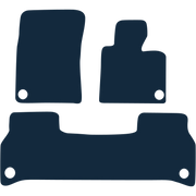 Image of the mat template for Land Rover Range Rover (2002 - 2012) Car Mats