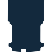 Image of the mat template for Ford Transit Custom L1 SWB Rear Only (2013 - Present) Van Mats