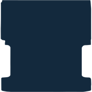 Image of the mat template for Ford Transit Mk7 SWB Rear Section (2006 - 2010) Van Mats
