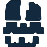 Image of the mat template for Citroen C4 Grand Picasso (2013 - 2015) Car Mats