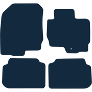 Image of the mat template for Mitsubishi Colt (2009 - 2013) Car Mats