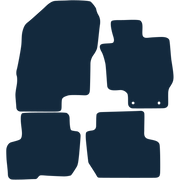 Image of the mat template for Mitsubishi Outlander Mk3 PHEV (2014 - Present) Car Mats