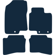 Image of the mat template for Hyundai i20 Press Stud Fixings (2015 - 2020) Car Mats