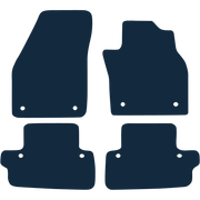 Image of the mat template for Volvo C70 Automatic (With Clips) (2006 - 2013) Car Mats