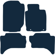 Image of the mat template for Mitsubishi L200 Double Cab (2015 - Present) Car Mats